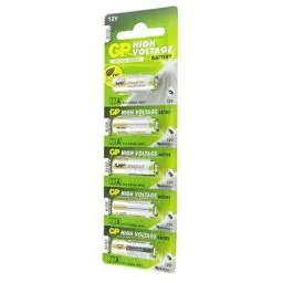 Produktbild: 5 Stück GP23A 12 Volt Ultra High Voltage Alkaline Batterie 23Ae, A23, VA23GA, MS21, MN21, 8LR932, 28x10mm
