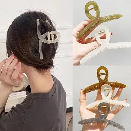 Produktbild: 5 Stück Groß Haarklammer, Haarspangen Damen Dickes Haar Hair Clips for Women with Thick Thin Long Hair, Thick Thin Long Hair haarklammer damen