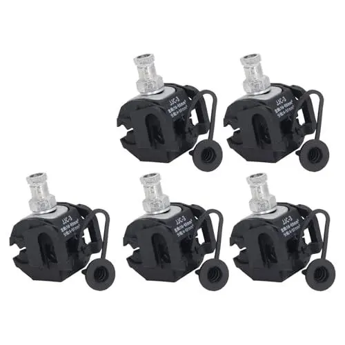 Produktbild: 5 Stück Isolations-Piercing-Verbinder, 1 KV, kein Abblättern, Piercing-Klemme ohne Bruch, Isolierungs-Piercing-Klemme (JJC-3)