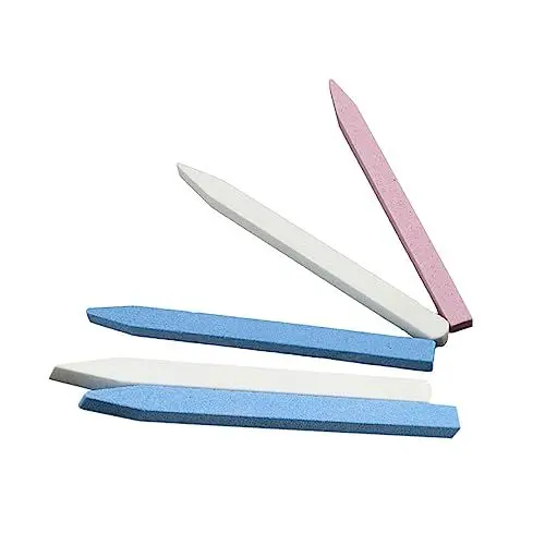 Produktbild: 5 Stück Manikürefeile Nagelfeile Nagelhautfeile Nagelpuffer Feile Nagelhaut Nagelschleifen Nagelhautentferner Stick Nagel Bimsstein WOONEKY
