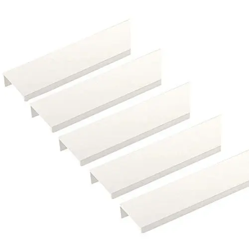 Produktbild: 5 Stück Möbelgriffe Blankett Jane 780 mm weiß Ral 9003 Schrankgriffe Griffleiste Schubkastengriffe von Sotech