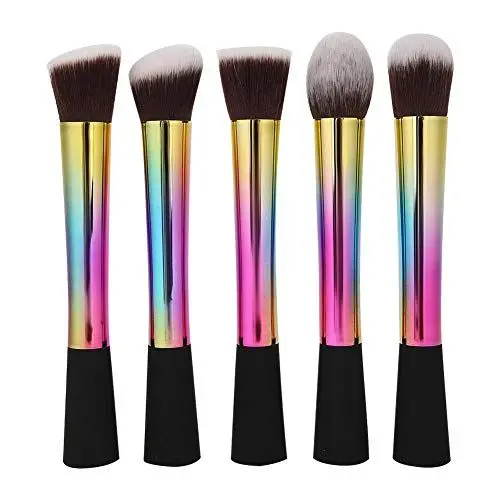 Produktbild: 5 Stück Pro Blending Brush Set Tragbares Make-up Pinsel Set Face Blush Puder Make-up Pinsel Kit für Salon und Heimgebrauch