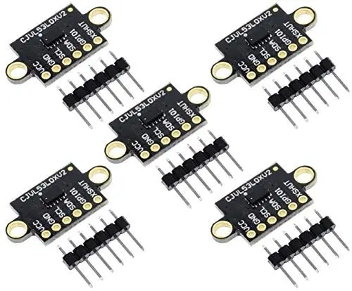 Produktbild: 5 Stück VL53L0X Flugzeit-ToF-Laser-Entfernungssensor 940 nm GY-VL53L0XV2