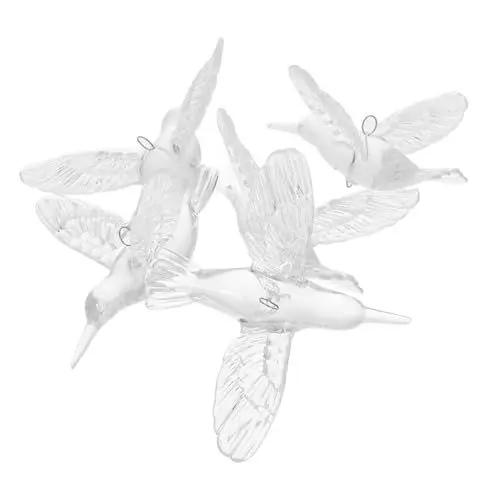 Produktbild: Yardwe -deckendekoration 5 Stück Acryl Vogel-Ornamente Kristall Fliegender Vogel Dekoration für Zuhause