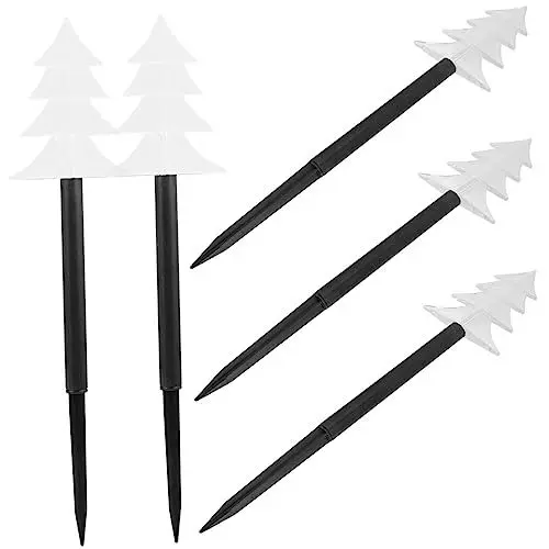 Produktbild: 5 Stück Weihnachtslichtständer Solar-Weihnachts-Wegebeleuchtung Rasen-Hochzeitsbeleuchtung Weihnachts-Solar-Wege-Licht Weihnachts-Außendekoration Terrassenlampen