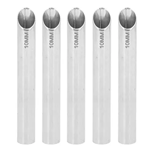 Produktbild: 5 Stücke Edelstahl Piercing Empfänger Piercing Nadel Rohr Körperschmuck Halten Piercing Werkzeug für Ohr Körper Nase Lip Nabel (10mm)