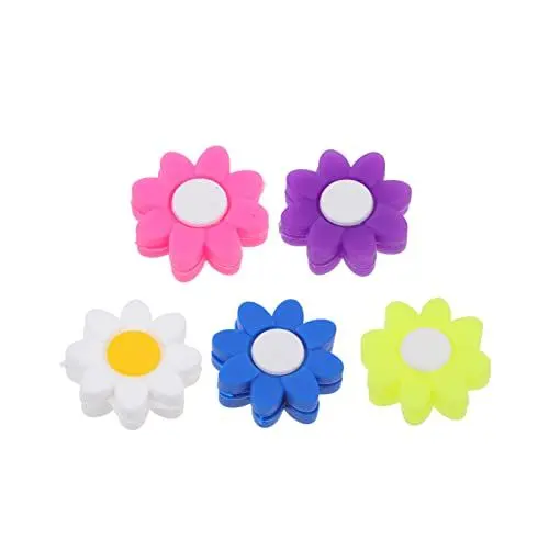 Produktbild: 5 Stücke Tennisschläger Dämpfer Design Tennisschläger Vibrationsdämpfer Cartoon Tennis Schläger Schocks Absorber Silikon VibrationsdäMpfer FüR TennisschläGS