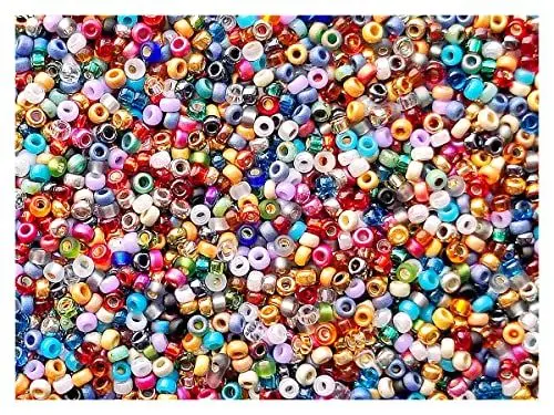 Produktbild: 5 g Rocailles 15/0, Mix, Japanische Glasperlen Miyuki (Seed Beads)