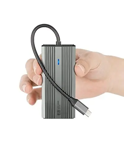 Produktbild: 5 in 1 USB C Hub HDMI 4K USB C Adapter, Aluminiumgehäuse USB-C Dongle, 4K HDMI Ausgang, USB3.0 Anschluss, PD 60W Ladegerät, kompatibel für MacBook, Steam Deck und den meisten Typ-C Geräten