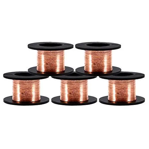 Produktbild: 5 stücke 0.1mm Länge 15m Lackdraht Kupferdraht, Draht Emaillierten Reparatur Draht, Copper Wire Kupferlackdraht