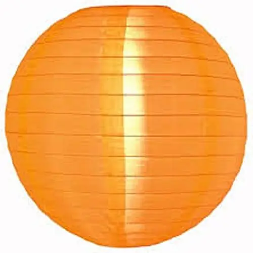 Produktbild: 5 x Orange Lampions Nylon 35 cm