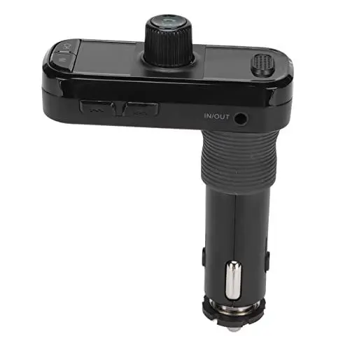 Produktbild: 5.0 FM-Transmitter, Freisprech-Autoladegerät mit Rotationsfunktion, 4 Modi und 2 Bildschirmen Drahtloser -Radioadapter mit Mikrofon