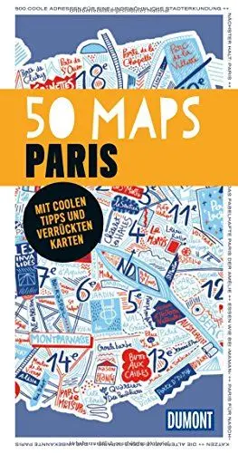 Produktbild: 50 Maps Paris (DuMont Reiseführer): Mit coolen Tipps und verrückten Karten (DuMont 50 Maps)