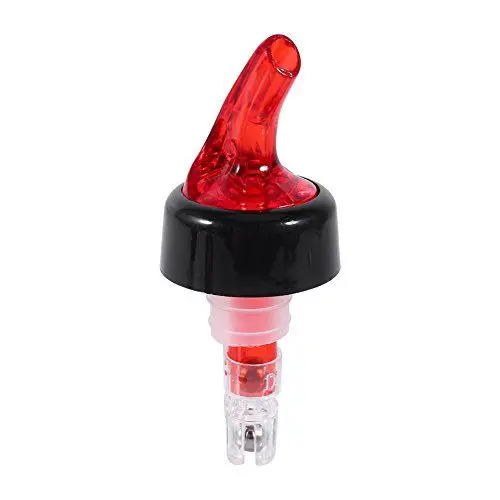 Produktbild: 50 Ml Messausgießer, Likörausgießer, Automatischer Messflaschenausgießer für Cocktail und Whisky, Brandy, Rum, Tequila für Zuhause, Bar(rot)