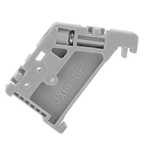 Produktbild: 50 Stück 35-mm-Din-Schienen-Klemmenblock-Endstopper-Befestigungsclips Grau, Kunststoffschraube Befestigt, Modell: 12, 13, Kompatibel mit 35-mm-Schienengröße, Paketgewicht: ca.