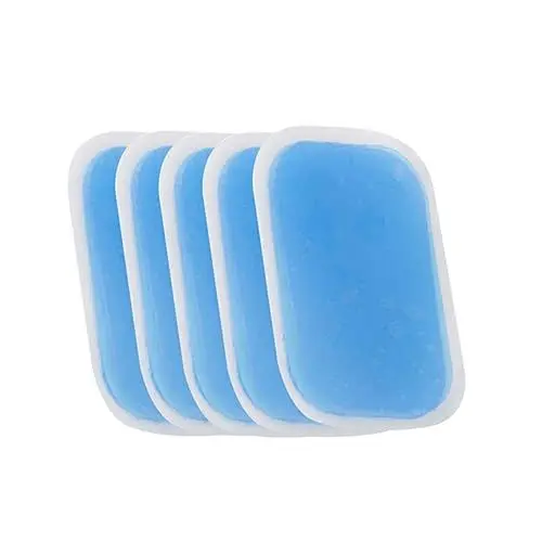 Produktbild: 50 Stück Blatt fitness matte fitness pads unterlegmatte fitnessgerät fitnessmatten gym polster Ersatz-Gelpads Gelpads für Bauchtoner Massage Stimulator Fitness-Aufkleber Gel-Pad