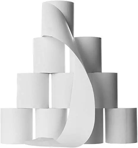 Produktbild: 50 Stück Bonrollen Thermo 80mm x 80m x 12mm, passend für Epson, Bixolon, Metapace, SNBC, Orderman, Sewoo, Star, Citizen - Thermorollen