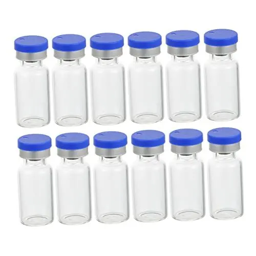 Produktbild: 50 Stück Fläschchen Container Solide Tassen Flüssige Probenahme Deckel Bausatz Milchflaschen Für Den Kühlschrank Chemisch Probenbecher Etikett Phiole Glas GETAJGHSD