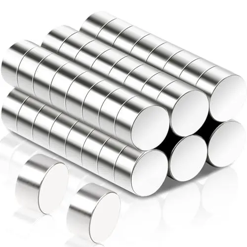 Produktbild: 50 Stück Kleine Magnete Stark, 2x1mm Mini Magnete Rund Neodym Magnete Stark, Kleine Magneten Kühlschrank Magnete für Magnettafel, Whiteboard, Basteln, Karte
