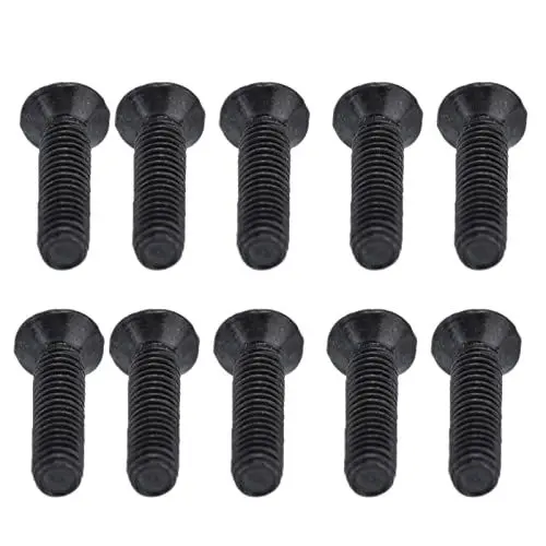 Produktbild: 50 Stück M3, 50 Stück Senkschrauben DIN 965, Schwarz Verzinkt, Maschinenschrauben-Sortiment, M3 X 8 Kit, Verzinkt X 8 (M3*12)