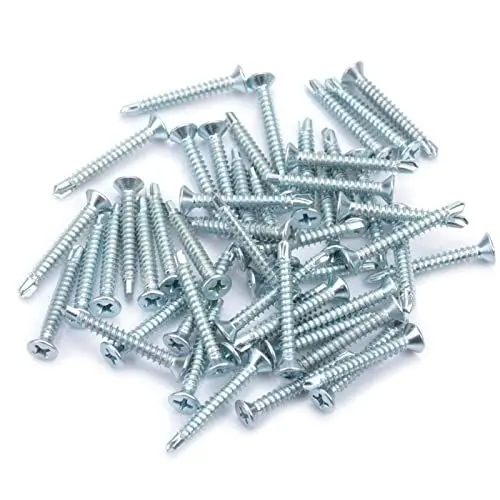 Produktbild: 50 Stück M4.2 Flachkopf-Blechschrauben für die Einfache Konstruktion Dünner Bleche (M4,2 * 50 (50 Stück))