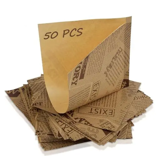 Produktbild: 50 stk. Sandwich Wrap Papier, Andwich-Tüten, Antihaft Burgerpapier, Lebensmitteltüten, für Burger, Butterbrot, Käse, Pommes