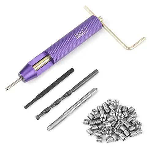Produktbild: 50 stücke Edelstahl Helical Gewinde Einsätze Spulendraht M4 x 2D Repair Tool Kit