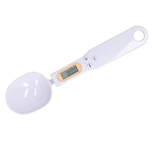 Produktbild: 500 G Digitale Löffelwaage, LCD-Display, Mini-Design für die Küche zu Hause, Kaffeebohnen, Milchpulver, Kosmetika, CR2032-Knopfbatterie, Ideal für den Heimgebrauch