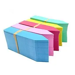 Produktbild: 500 STÜCKE Mini Plastik Pflanzenschilder für garten Kunststoff Pflanzenetiketten für Kindergarten Topf Gartenpflanze Tags Pflanzen Etiketten Marker 10x2cm (Multicolor)