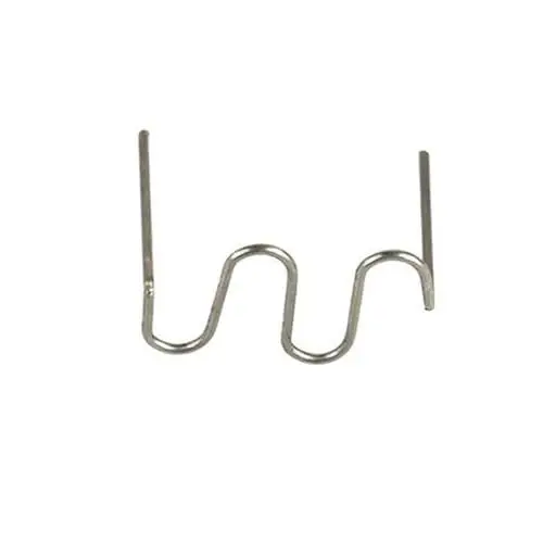 Produktbild: 500 Stück Plastik Schweißen Heiße Heftklammern, 0.6mm/0.8mm Schweißstäbe Klammern Plastik Schweißen Heiße Heftklammern Stahl Hot Staples Welder Staple für Autostoßstange Rissreparatur Heißklammern
