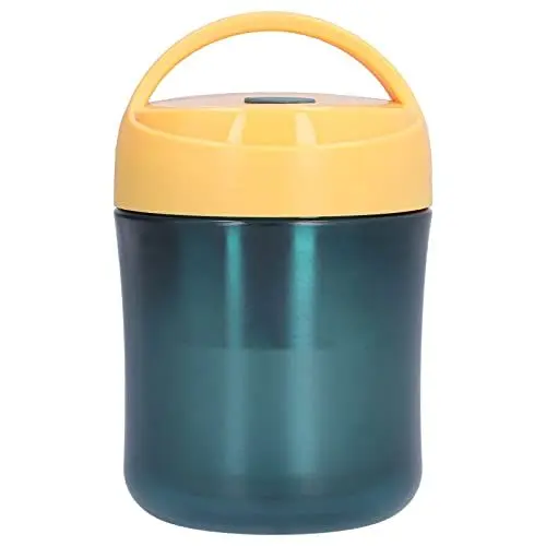 Produktbild: 500 ml isolierter Lebensmittelbehälter, Edelstahl-Lebensmittelbehälter, auslaufsicher, breite Öffnung, Lunch-Lebensmittel-Thermobehälter für die Schule (EnforosebYosvfM-11)