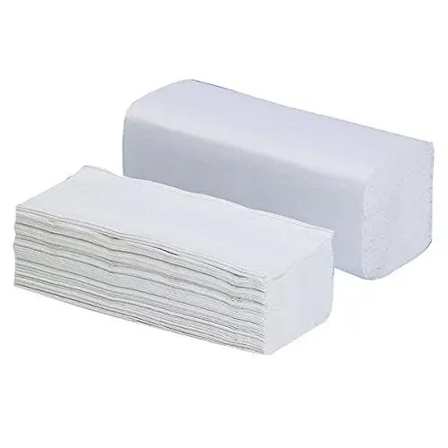 Produktbild: 5000 Falthandtücher - Papierhandtücher - 25x23 cm - 1-lagig - natur - V-Falz