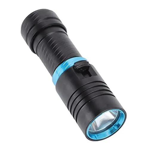 Produktbild: 5000 Tauchlampen, 5000 LM Tauchtaschenlampe IPX8 100 M Unter Wasser Wasserdicht Professionelle Tauchlampe Tauch-Backup-Licht Stufenlos Dimmbare L2-LED-Perlen Scuba