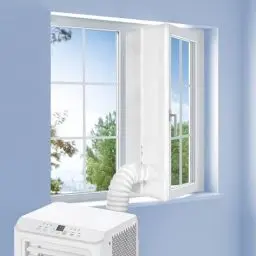 Produktbild: 500cm Klimaanlage Fensterabdichtung Fensterabdichtung für Mobile Klimageräte Ablufttrockner Wäschetrockner,Hot Air Stop zum Anbringen an Fenster, Dachfenster, Flügelfenster