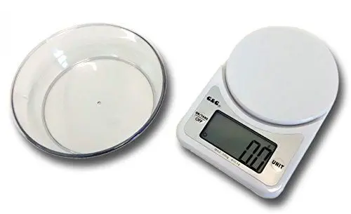 Produktbild: 500g/0.1g KF Küchenwaage - Briefwaage Tischwaage Digitalwaage G&G
