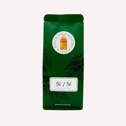 Produktbild: 50/50 Espresso Größe: 250 g, Mahlgrad: gemahlen für French Press/Bistrokanne