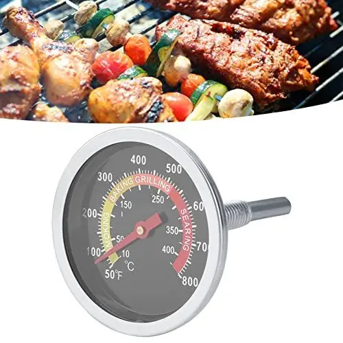 Produktbild: 50~800 ℉ Grillthermometer aus Edelstahl, Fleischthermometer, Temperaturanzeige Zum Grillen