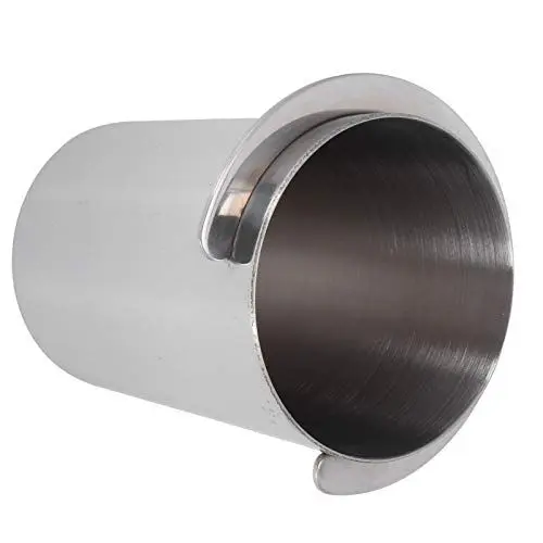 Produktbild: 51mm Edelstahl Kaffeemaschine Griff Dosierbecher Becher Kaffeepulver Feeder Teil