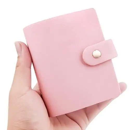 Produktbild: 52 Taschen Mini-Fotoalbum für Fujifilm Instax Mini 12 11 9 90 8 7s 40, passend für Polaroid Snap/Z2300/SocialMatic Sofortbildkameras & Zip Sofortdrucker (1 Pack, Rosa)