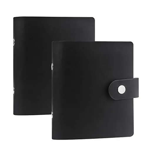 Produktbild: 52 Taschen Mini-Fotoalbum für Fujifilm Instax Mini 12 11 9 90 8 7s 40, passend für Polaroid Snap/Z2300/SocialMatic Sofortbildkameras & Zip Sofortdrucker (2 Packs, Schwarz)