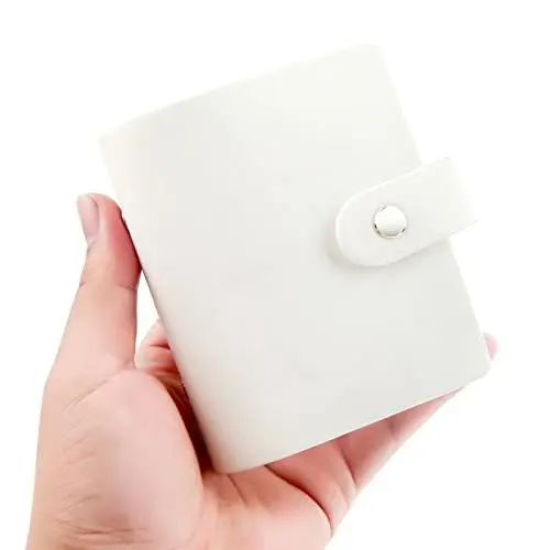 Produktbild: 52 Taschen Mini-Fotoalbum für Fujifilm Instax Mini 12 11 9 90 8 7s 40, passend für Polaroid Snap/Z2300/SocialMatic Sofortbildkameras & Zip Sofortdrucker (1 Pack, Weiß)
