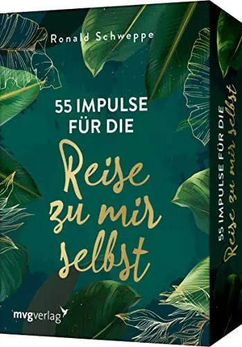 Produktbild: 55 Impulse für die Reise zu mir selbst: Inspirierende Fragen und Übungen zur Selbstreflexion. Das Kartendeck für mehr Achtsamkeit, Selbstliebe, innere Ruhe und Glück