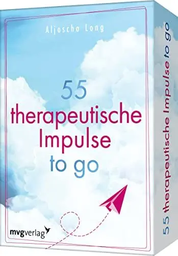 Produktbild: 55 therapeutische Impulse to go: Das Kartendeck für mehr Selbstliebe, Selbstvertrauen, Leichtigkeit. Ängste überwinden, Stress abbauen und Probleme lösen durch positive Psychologie
