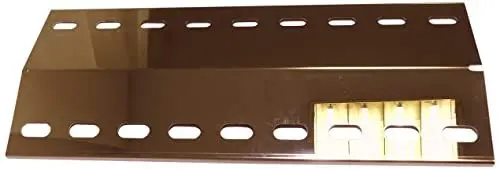 Produktbild: 5562 Edelstahl 1Stk 390mm x 150mm x 1mm V4A Spiegel poliert Flammenverteiler für alle Grills und Größen Brennerabdeckung Hitzeschild Grillblech Brennerblech (1Stk 390mm x 150mm x 1mm V4A Spiegel)