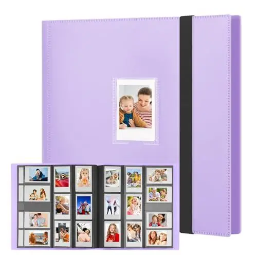 Produktbild: 560 Taschen Fotoalbum für Fujifilm Instax Mini Kamera, Polaroid Kamera, für Fujifilm Instax Mini 11 12 9 40 Evo Liplay 8 7+ Sofortbildkamera, Fotoalbum für Polaroid Zink 2x3