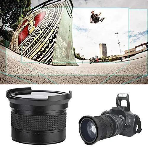 Produktbild: WCL-X100 II Weitwinkel-Konvertierungsobjektiv, Fischaugenobjektiv, 10 x 10 x 10, 58 mm, 0,35 x Fischaugen-Superweitwinkelobjektiv Spiegelreflexkameras, DSLR-Kamera, Schwarz