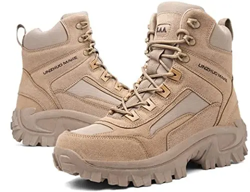 Produktbild: 5.AA B2200 Bergschuhe Bergstiefel Bundeswehr Wanderhalbschuhe Wüstengelb 41EU
