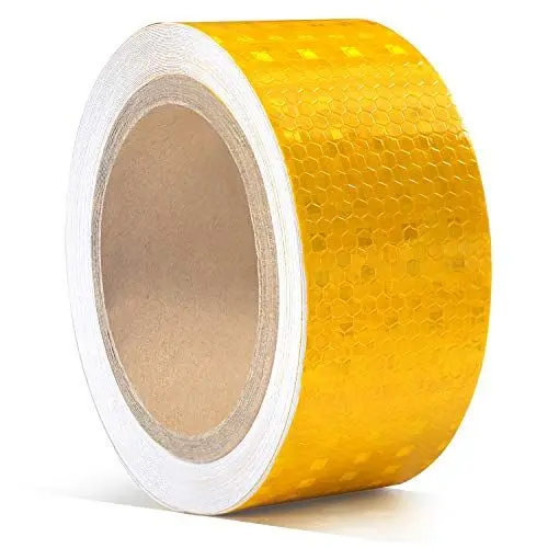 Produktbild: 5cm x 10m Reflektorband Klebeband, ONTWIE Reflektierender Klebebandaufkleber Selbstklebende Sicherheit Warnklebeband Conspicuity Nacht Reflektor Streifen Tape Film Aufkleber für Sicherheit Warnung