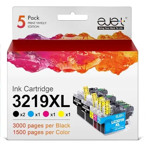 Produktbild: 5er-Pack LC3219XL Druckerpatronen Ersatz für Brother LC3219 XL LC3217 Patronen für Brother MFC-J5330DW MFC-J5730DW MFC-J6530DW MFC-J6930DW MFC-6935DW MFC-J5335DW