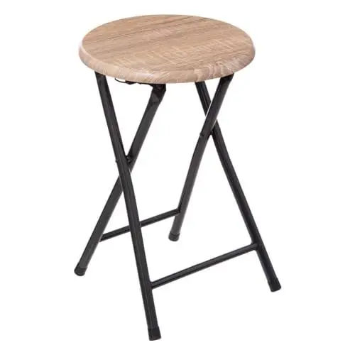 Produktbild: 5five - klapphocker mit natürlichem holzeffekt